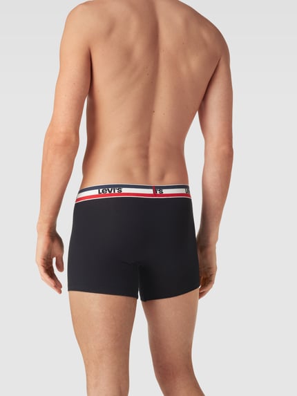 Levi's® Trunks mit elastischem Logo-Bund Mittelgrau 4