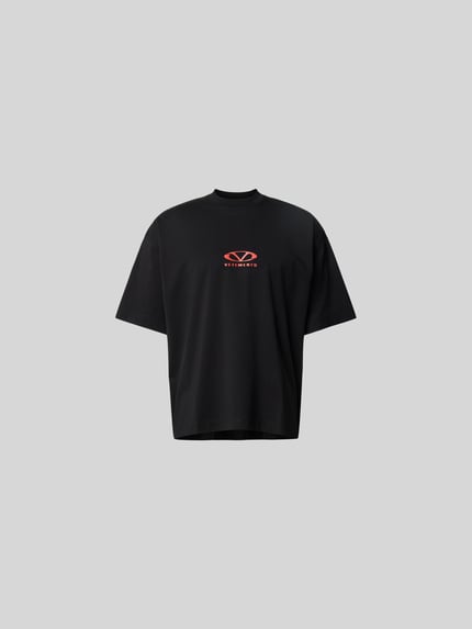 VETEMENTS Oversized T-Shirt aus Baumwolle Black 2