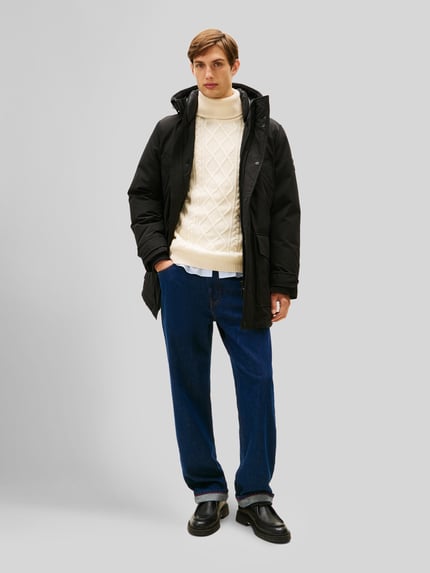 Tommy Hilfiger Daunenjacke mit Kapuze Modell 'ROCKIE DOWN PARKA' Black 3