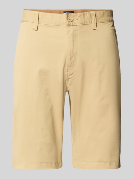 Tommy Jeans Szorty chinosy o kroju slim fit z mieszanki bawełny model ‘SCANTON’ Beżowy 2