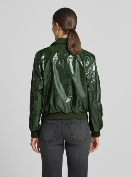 FREE/QUENT Jacke mit Reißverschlusstaschen Modell 'Janny' Dunkelgruen 5