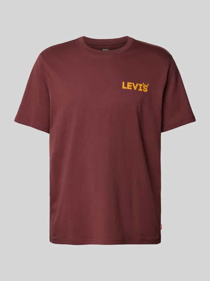 Levi's® T-Shirt mit Logo-Print Bordeaux 2