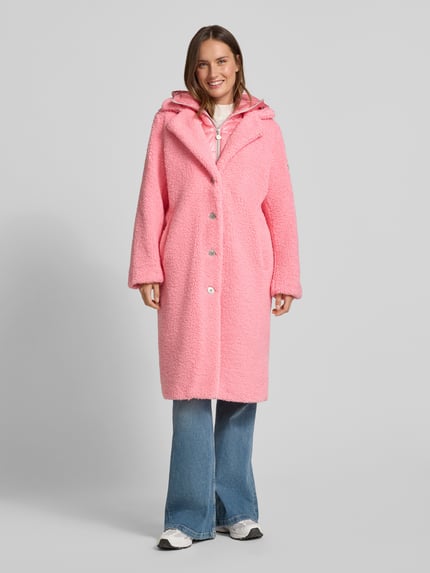 Frieda & Freddies Teddy-Mantel mit Steppeinsatz Modell 'GINE2' Pink 4