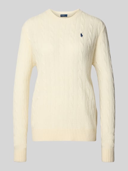 Polo Ralph Lauren Wollpullover aus Lanawoll-Kaschmir-Mix Sand 2