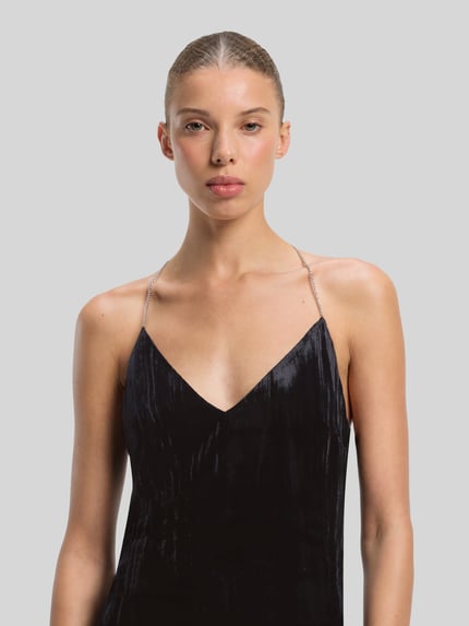 HUGO Abendkleid mit Kettenträgern Kelvet-1 Black 3