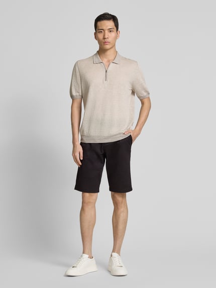 Tom Tailor Denim Regular Fit Bermudas aus Baumwoll-Mix Black 1
