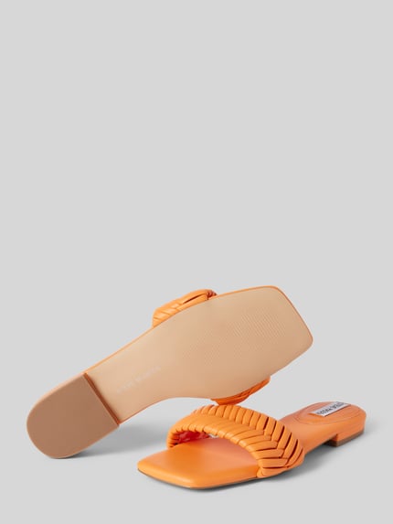 Steve Madden Slides in Flecht-Optik Modell 'ALLURE' Orange 4