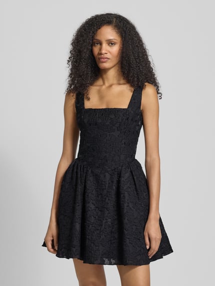 Jake*s Cocktail Cocktailkleid mit Karree-Ausschnitt Black 4