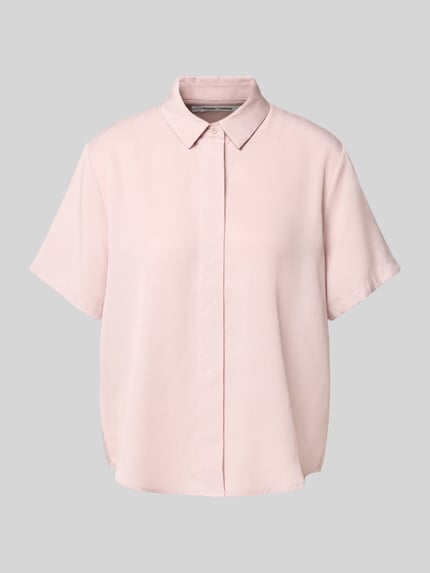Bluse aus Lyocell mit verdeckter Knopfleiste Modell 'MINA' Shop The Look MANNEQUINE