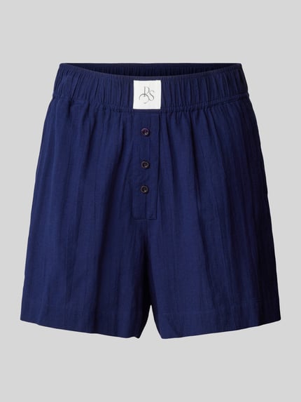 PIECES Regular fit boxershort met labelpatch, model 'PLUTO' Marineblauw - 2