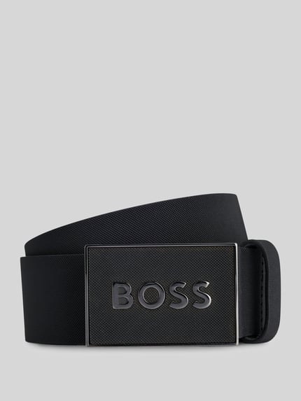 BOSS Riem van echt leer model 'BOSS_ICON' Zwart - 2