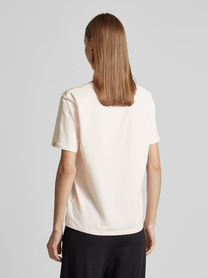 BOSS T-Shirt mit Label-Print Hellrosa 5