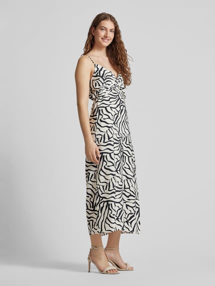 VILA Maxikleid mit Knotendetail Modell 'DOGMA EVA' Black 1
