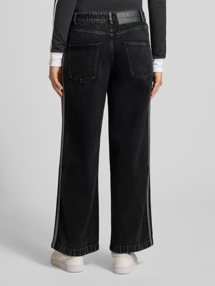adidas Originals Loose Fit Jeans aus reiner Baumwolle Black 5
