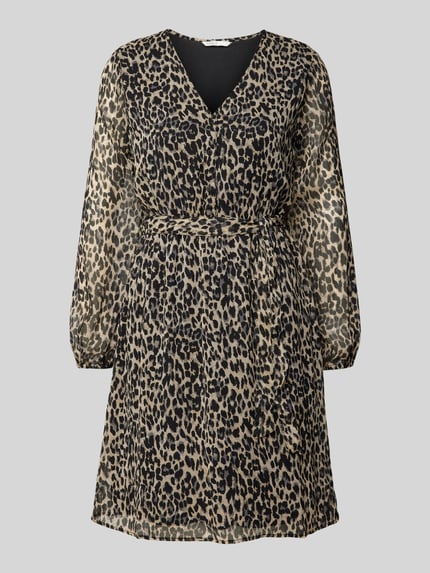 ONLY Kleid mit Allover-Muster Modell 'CERA' Sand 2
