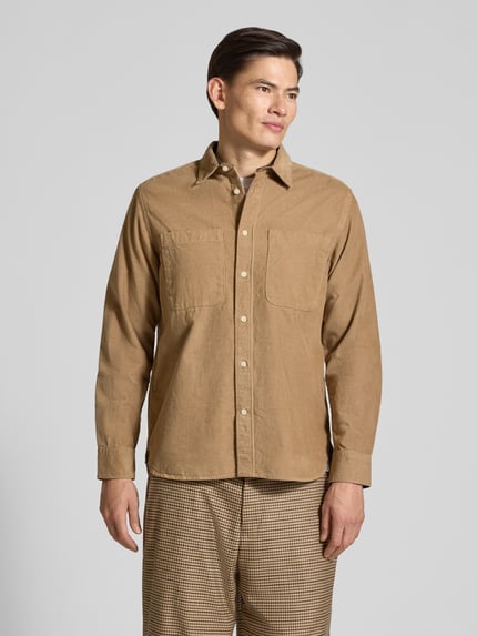 Barbour Regular Fit Cordhemd aus reiner Baumwolle Beige 4