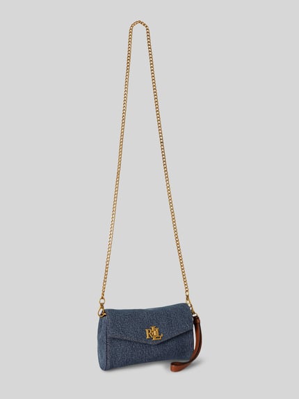 Lauren Ralph Lauren Umhängetasche aus reiner Baumwolle Jeansblau 2