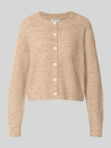 Regular Fit Cardigan mit Woll-Anteil Shop The Look MANNEQUINE