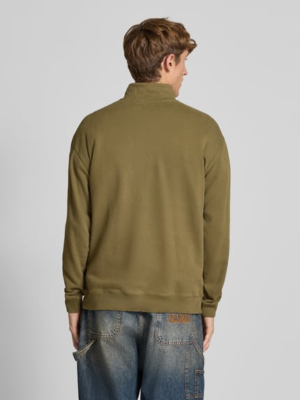 Marc O'Polo DENIM Regular fit sweatshirt van puur katoen Olijfgroen - 5