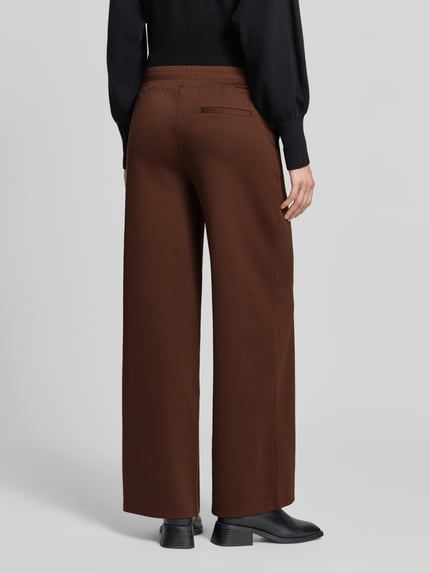 ICHI Wide Fit Hose mit Viskose-Anteil Modell 'Kate' Dunkelbraun 5