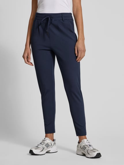 ONLY Stoffhose mit elastischem Bund Dunkelblau 4