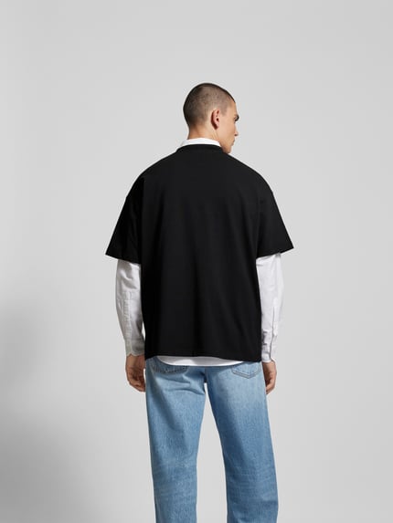 VTMNTS T-shirt met labelprint Black - 5
