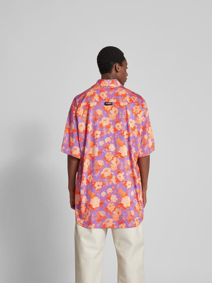 VETEMENTS Vrijetijdsoverhemd met borstzak Felroze - 5