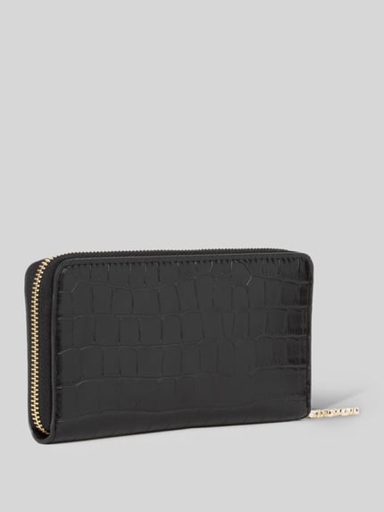 Valentino Bags Portemonnaie mit umlaufendem Reißverschluss Black 3