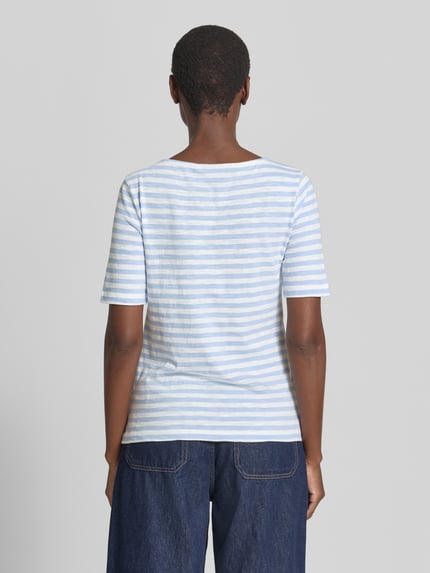 Tom Tailor regular fit T-shirt van puur katoen Lichtblauw - 5