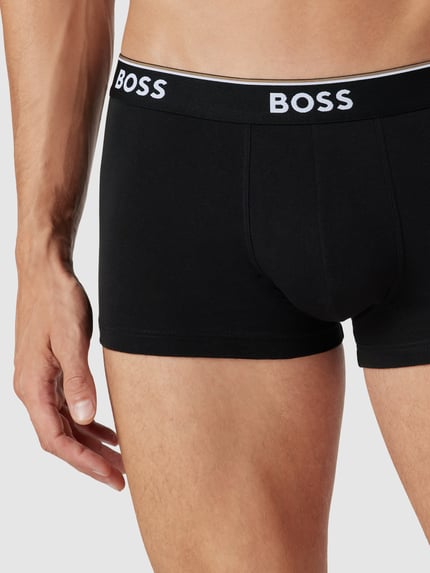 BOSS Trunks mit elastischem Logo-Bund im 3er-Pack Black 3