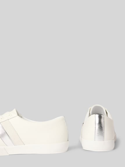 Lauren Ralph Lauren Sneaker aus Leder mit Label-Applikation Modell 'JANSON II' Weiss 2