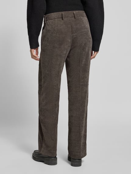 Stehmann Regular Fit Cordhose mit Bundfalten Anthrazit 5
