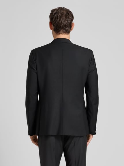 bugatti regular fit pak met 2-knoops colbert Zwart - 5