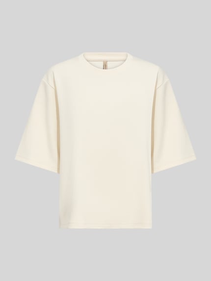 Soyaconcept Sweatshirt mit halblangen Ärmeln Beige 2