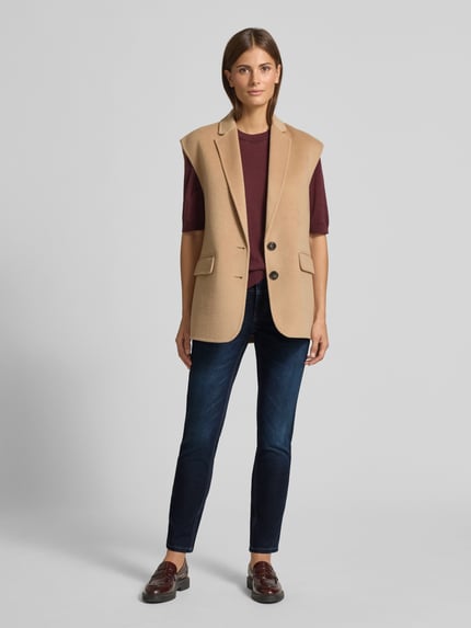 CAMBIO Jeansy o kroju slim fit z 5 kieszeniami model ‘Posh’ Ciemnoniebieski 1
