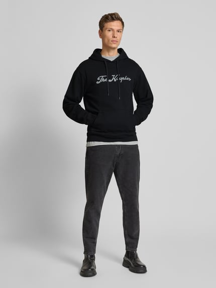 The Kooples Hoodie mit Label-Print Black 1