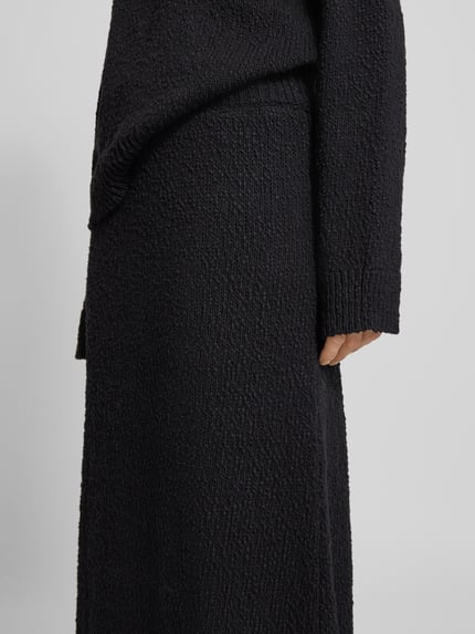 Jake*s Casual Strickrock mit elastsichem Bund Black 3
