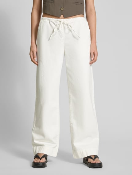 EDITED Jeans met elastische band Wit - 4