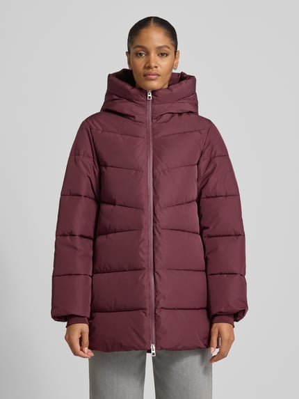 MANGO Steppmantel mit Zweiwege-Reißverschluss Modell 'TOKYO' Bordeaux 4