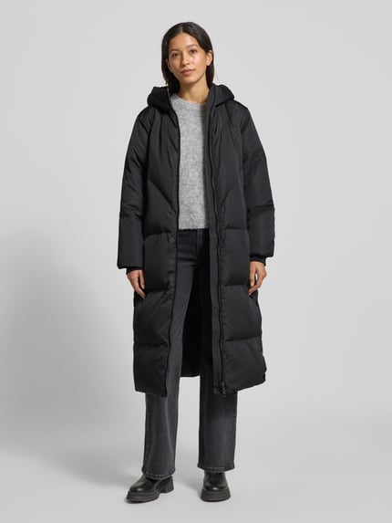 YAS Daunenmantel mit Zweiwege-Reißverschluss Modell 'IRIMA' Black 1