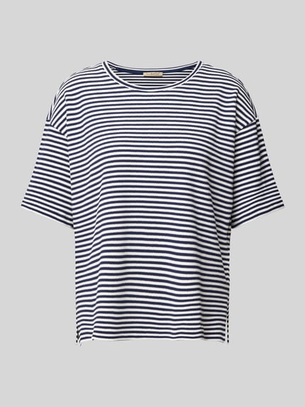 Smith and Soul T-Shirt mit Streifenmuster Marine 2