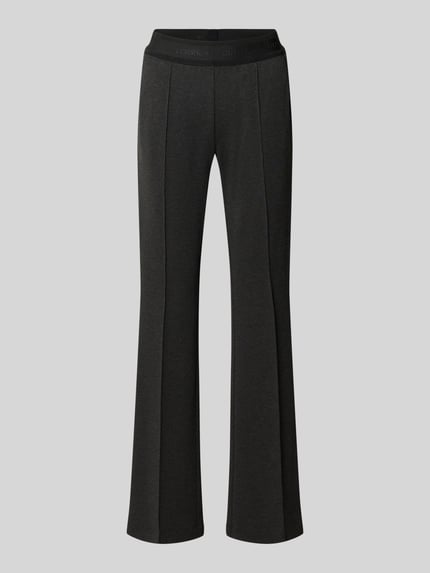 TONI Stoffen broek met elastische band Antraciet - 2