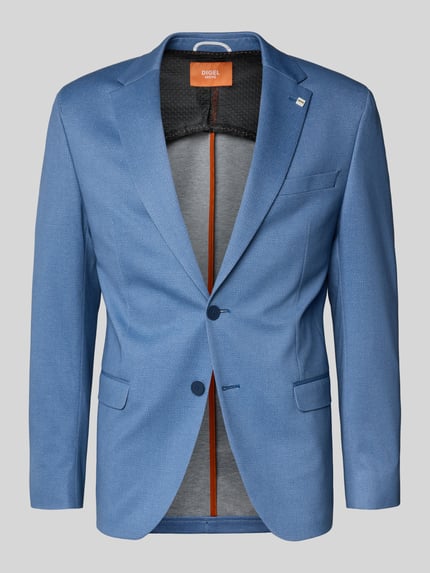 DIGEL Marynarka na dwa guziki o kroju slim fit model ‘Anello’ Jasnoniebieski 2