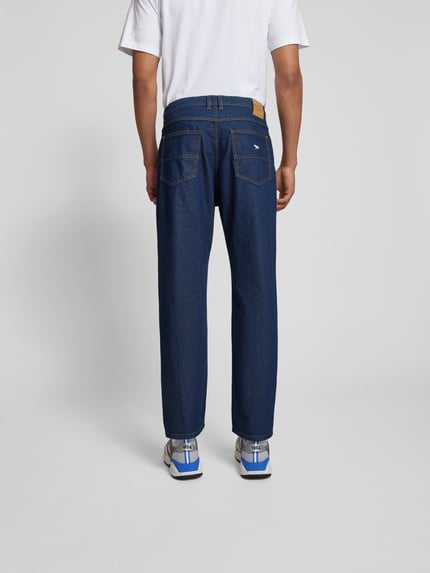 MAISON KITSUNÉ Jeansy z 5 kieszeniami Jeansowy niebieski 5