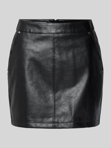 LeGer Minirock in Leder-Optik Modell 'Ella' - LeGer Studio Kollektion Black 2