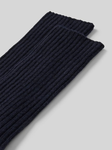 FALKE Sokken van wolmix met kasjmieraandeel Model 'COSY' Donkerblauw - 2