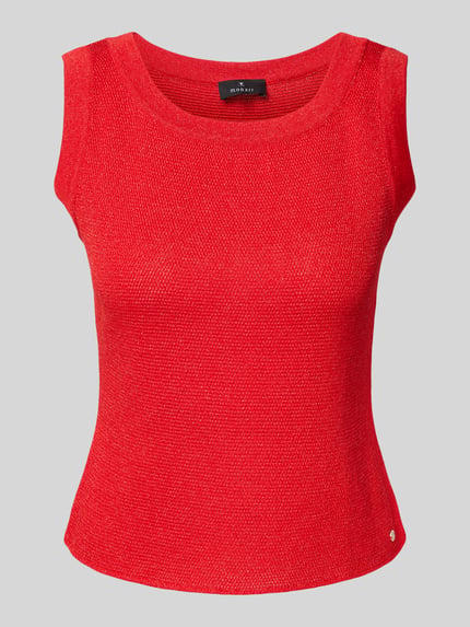 monari Tanktop in Strick-Optik Cognac 2