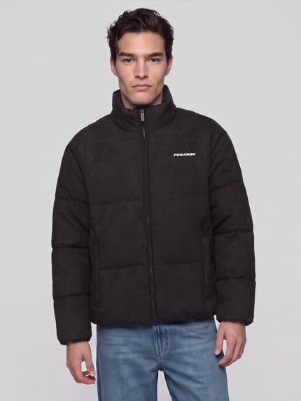 PEGADOR Pufferjacke mit Logo-Schriftzug Modell 'SIDAN' Black 4