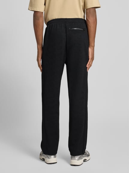 BOSS Green Regular Fit Sweatpants mit Jacquard-Optik Modell 'MIRROR LONG' Black 5