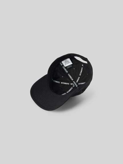 VETEMENTS Baseballpet met labeldetail Zwart - 3